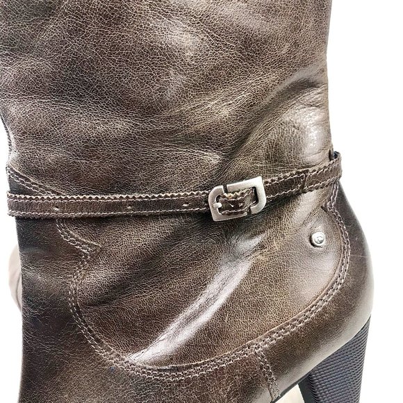 ROCKPORT Leather High Heel Zipper Boot, Sz 9.5 - Picture 4 of 7